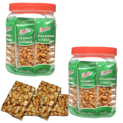 Charliee Peanut Chikki 450g Jar
